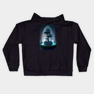 Water Garden of Peace Kids Hoodie